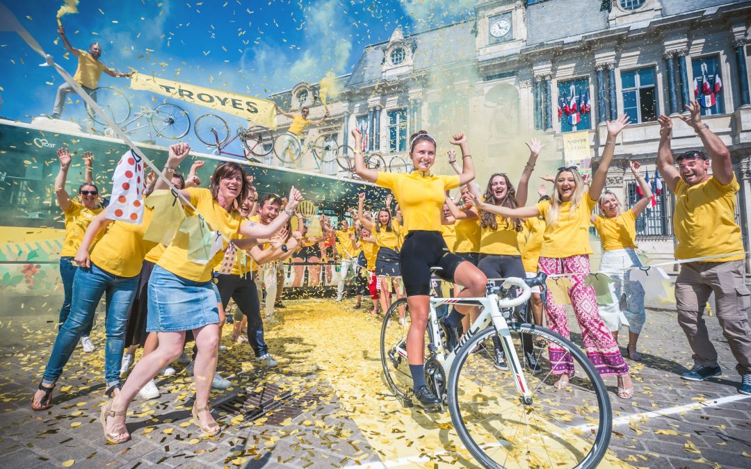 Troyes remporte le challenge « Ma ville en jaune ! »